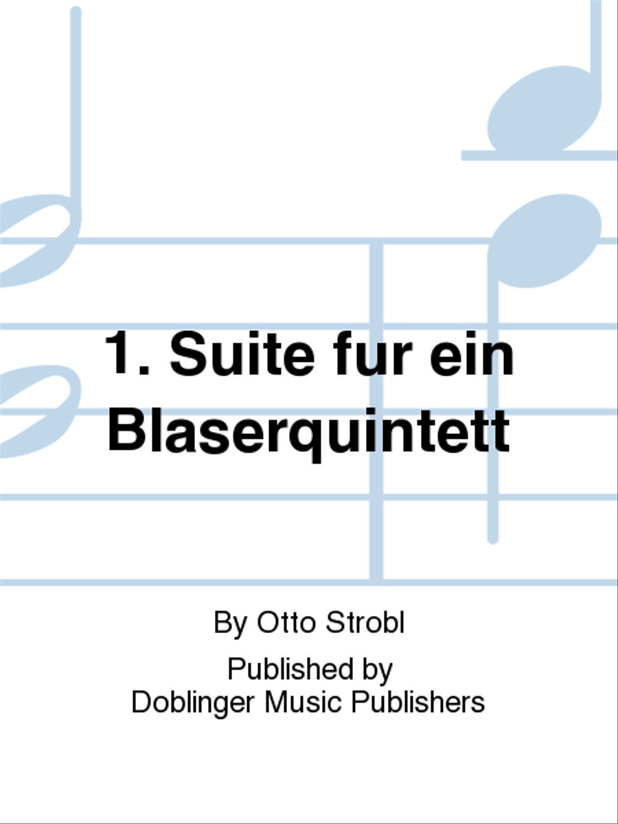1. Suite fur ein Blaserquintett Woodwind Quintet scores gallery preview page 1