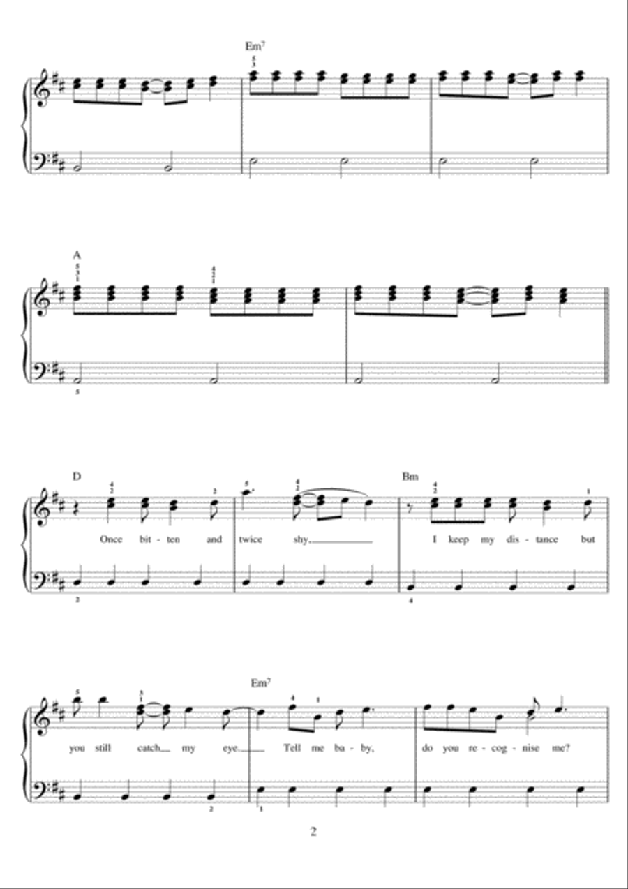Last Christmas Easy Piano scores gallery preview page 2