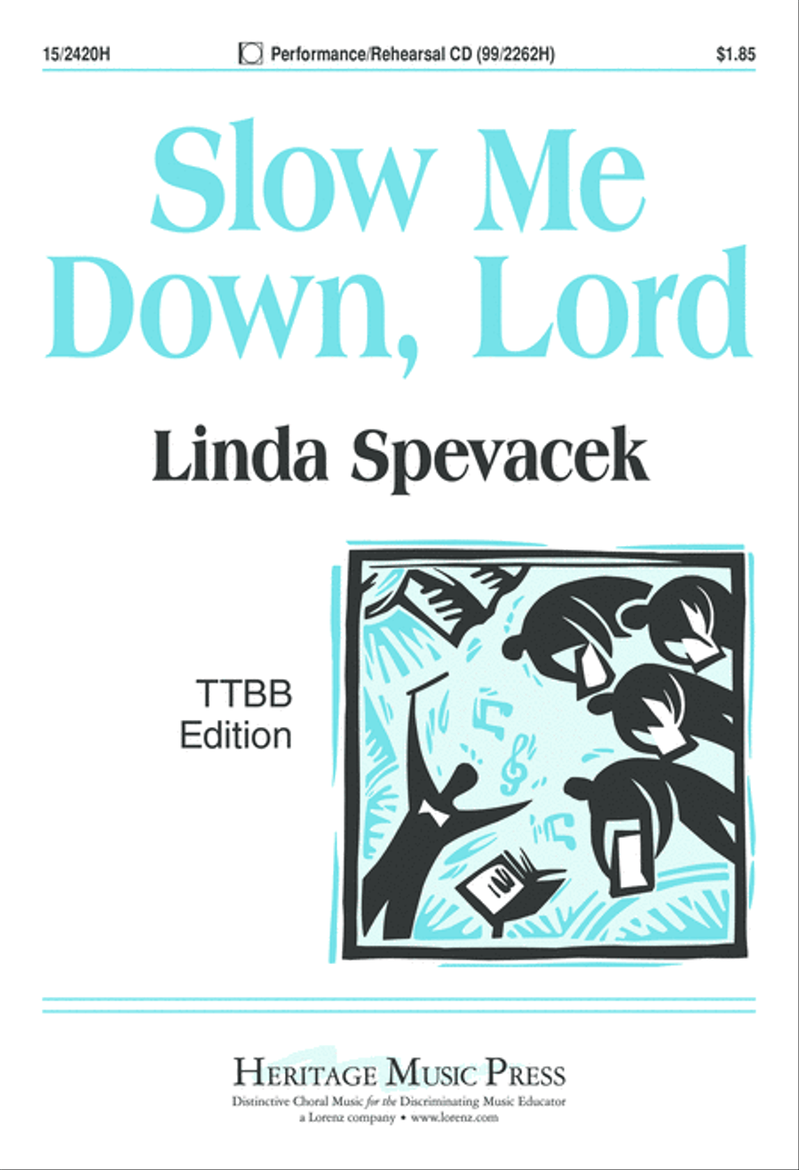 Slow Me Down, Lord TTBB scores gallery preview page 1