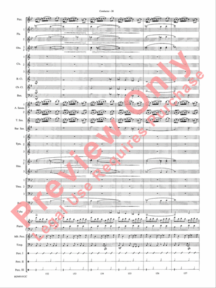 Inchon Concert Band scores gallery preview page 31