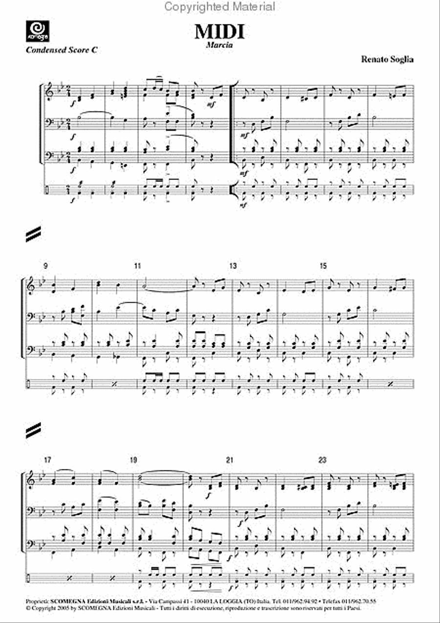 Red Book Vol. 1 - 24 Marches Marching Band scores gallery preview page 18