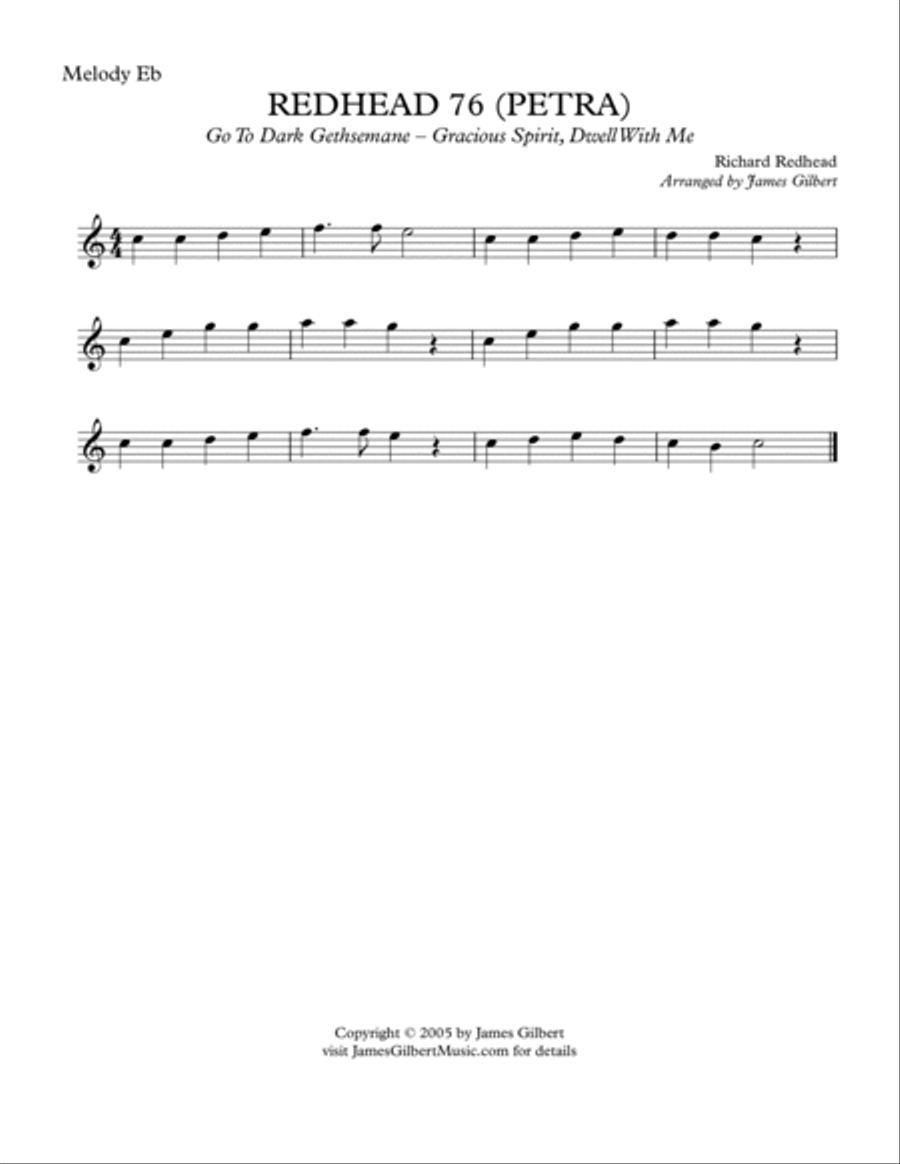 REDHEAD 76 [PETRA] (Go To Dark Gethsemane) Small Ensemble scores gallery preview page 6