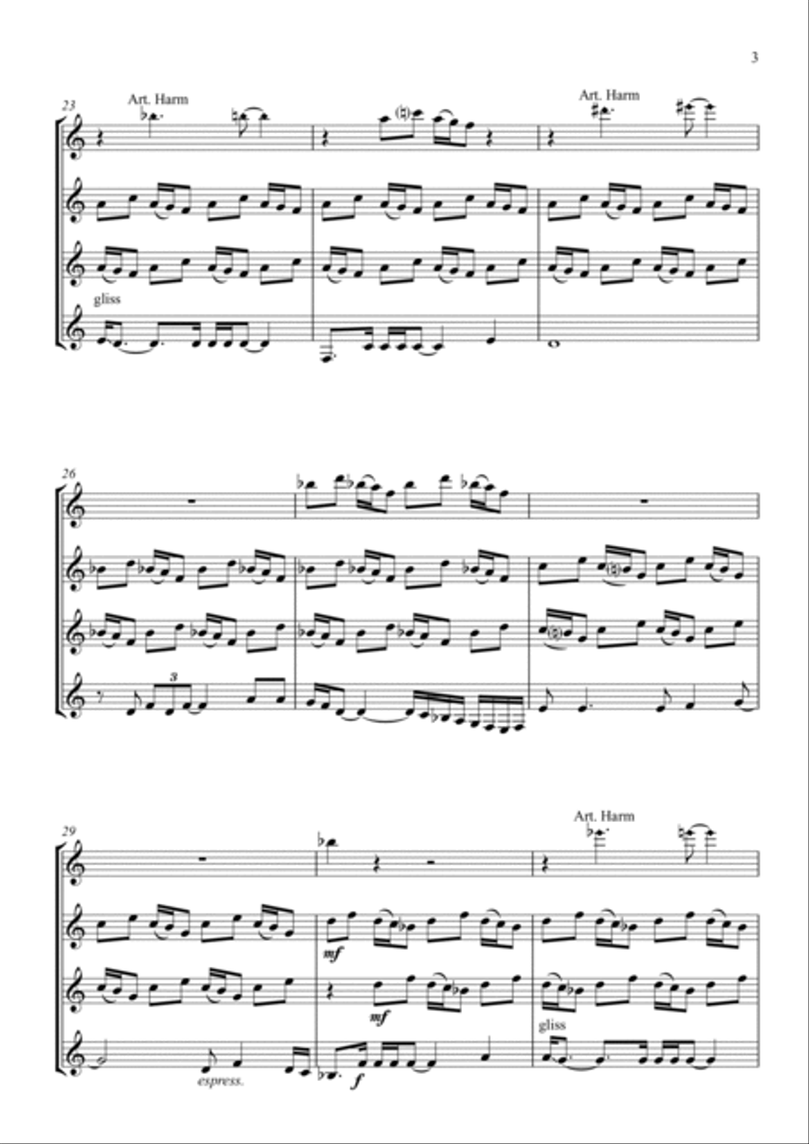 Imagine Guitar Ensemble scores gallery preview page 3