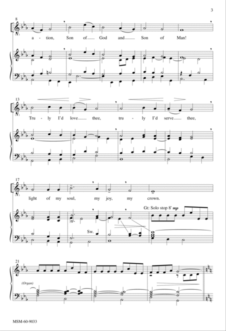 Beautiful Savior 4-Part scores gallery preview page 3