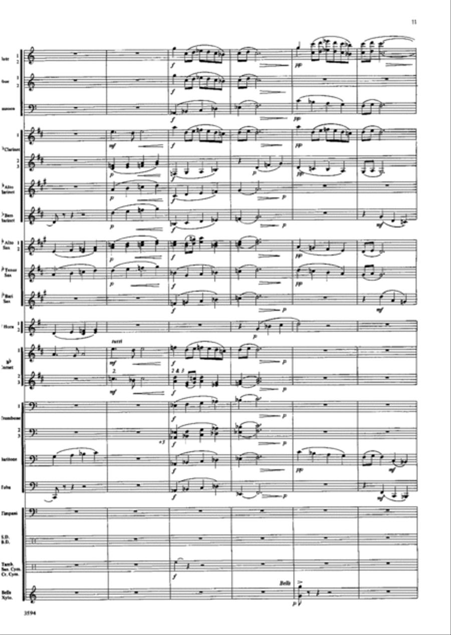 A Rainbow Bridge A Rainbow Bridge Concert Band scores gallery preview page 11