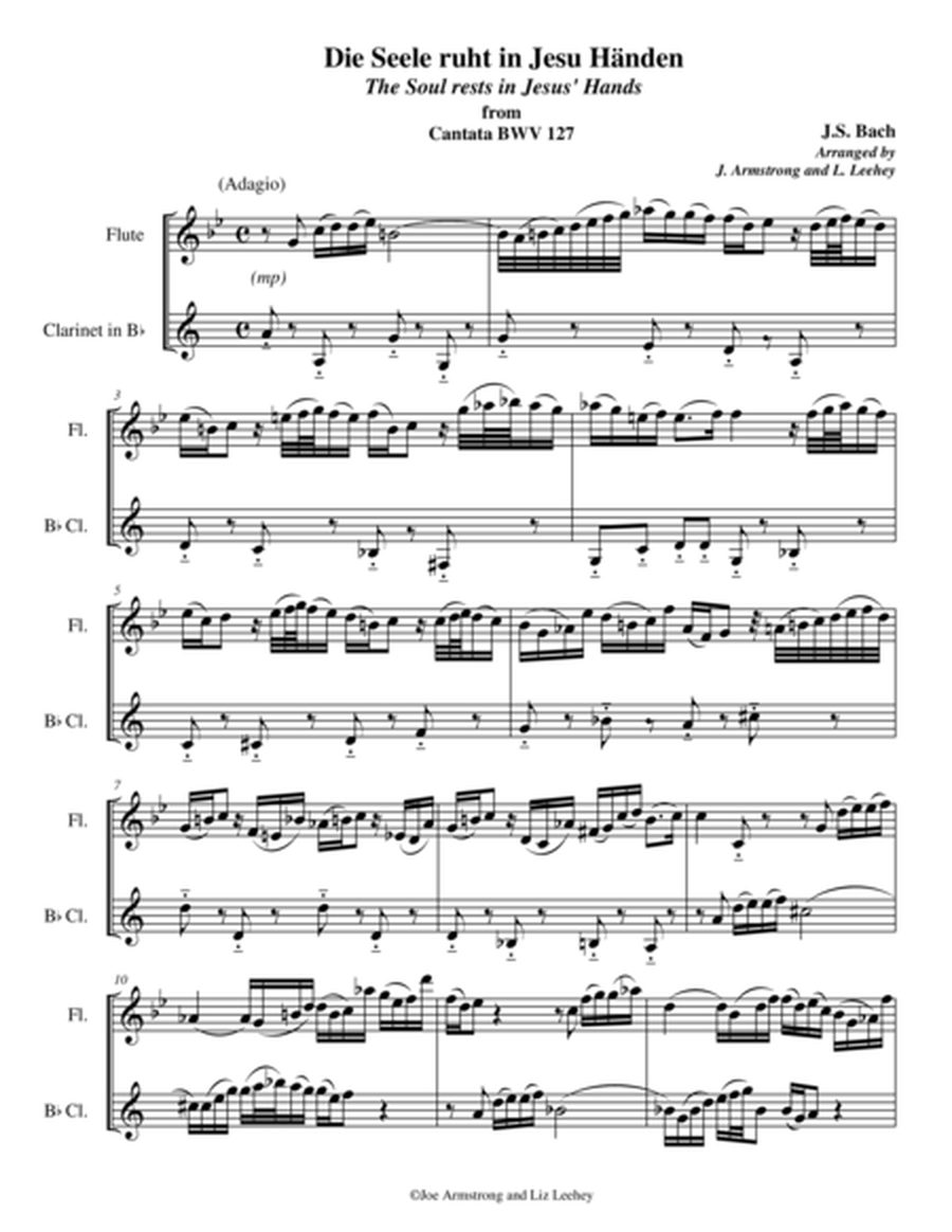 Die Seele ruht in Jesu Handen from Cantata BWV 127