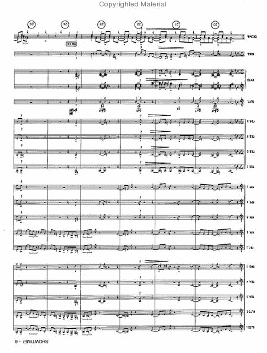Showtime! Jazz Ensemble scores gallery preview page 5