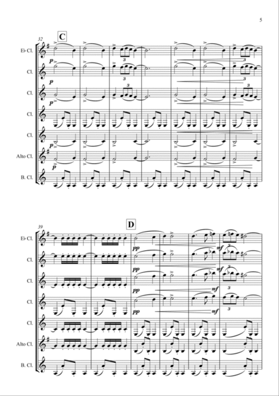 The Nutcracker - Arab Woodwind Ensemble scores gallery preview page 5