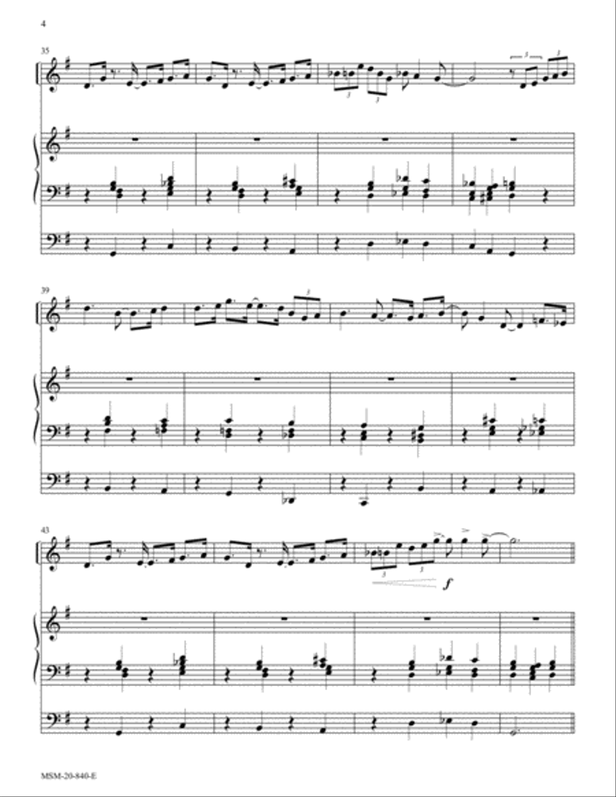 How Firm a Foundation How Firm a Foundation Organ scores gallery preview page 4