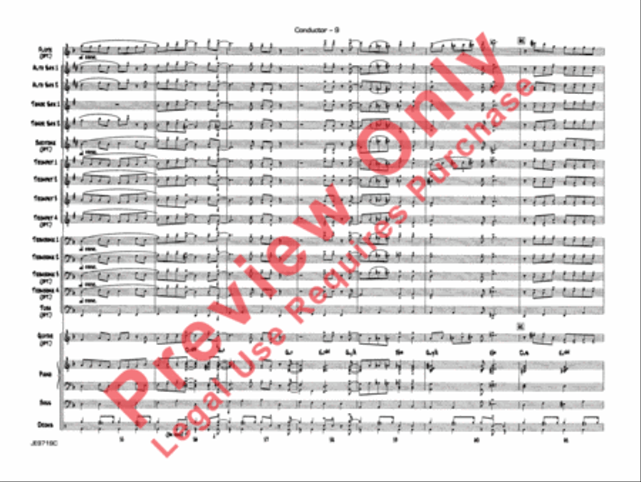 Summertime (from Porgy and Bess) Jazz Ensemble scores gallery preview page 12