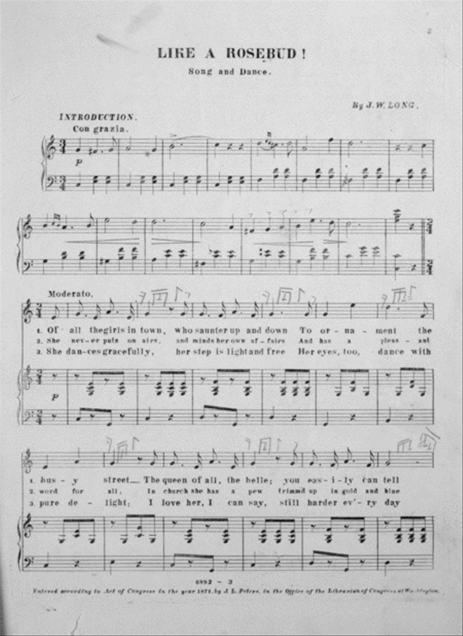 Like a Rosebud. Song & Dance Voice scores gallery preview page 2