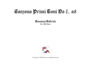 Canzona No. 7 a 8 G. Gabrieli