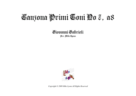 Canzona No. 7 a 8 G. Gabrieli image number null