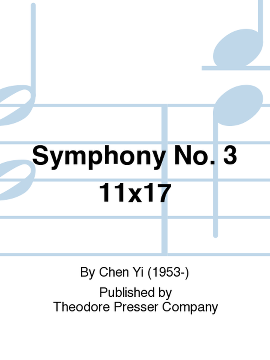 Symphony No. 3 11X17