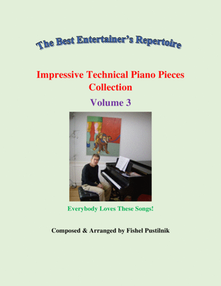 Book cover for "Impressive Technical Piano Pieces Collection"-Volume 3