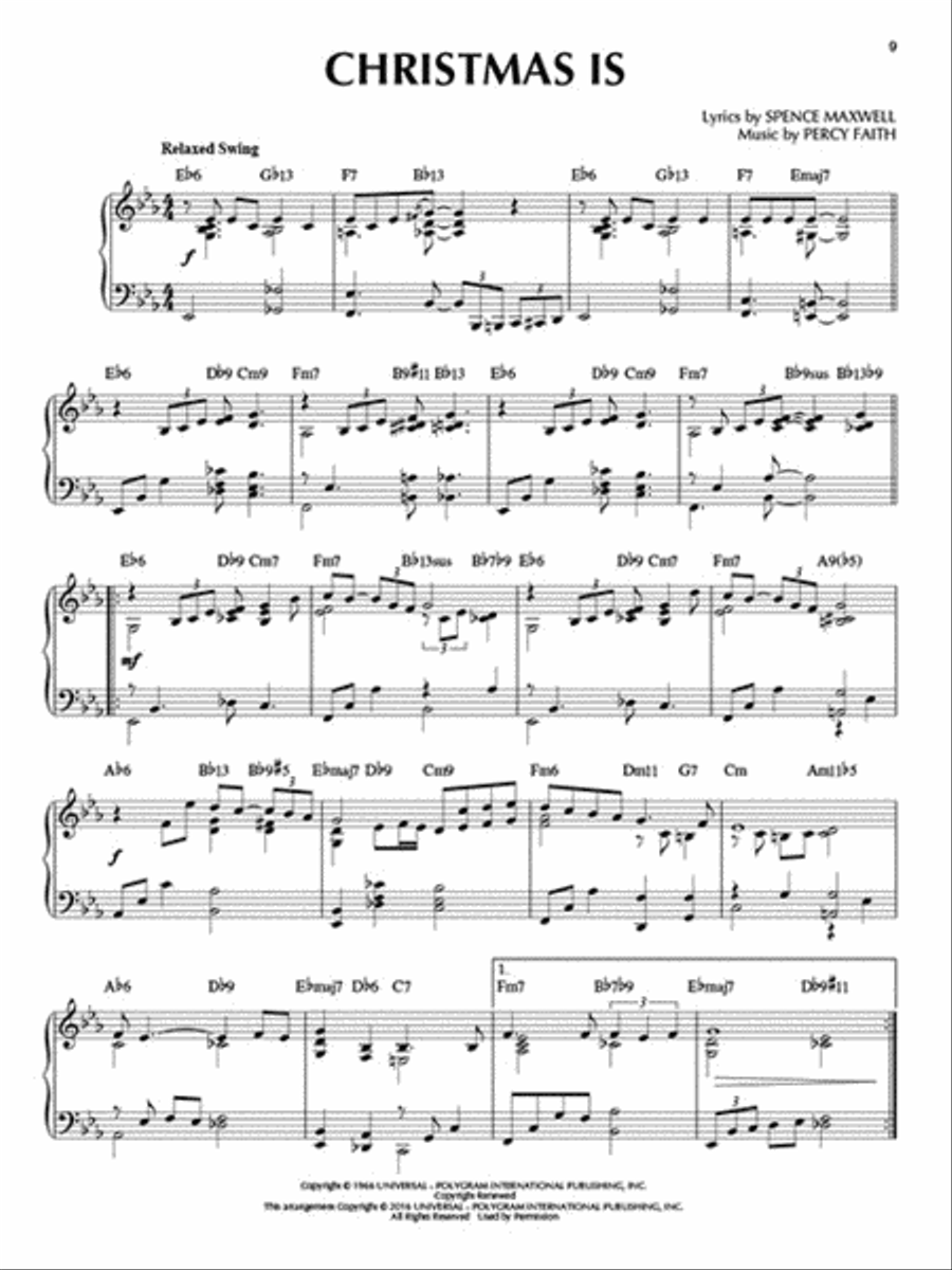 Christmas Standards Piano Solo scores gallery preview page 4