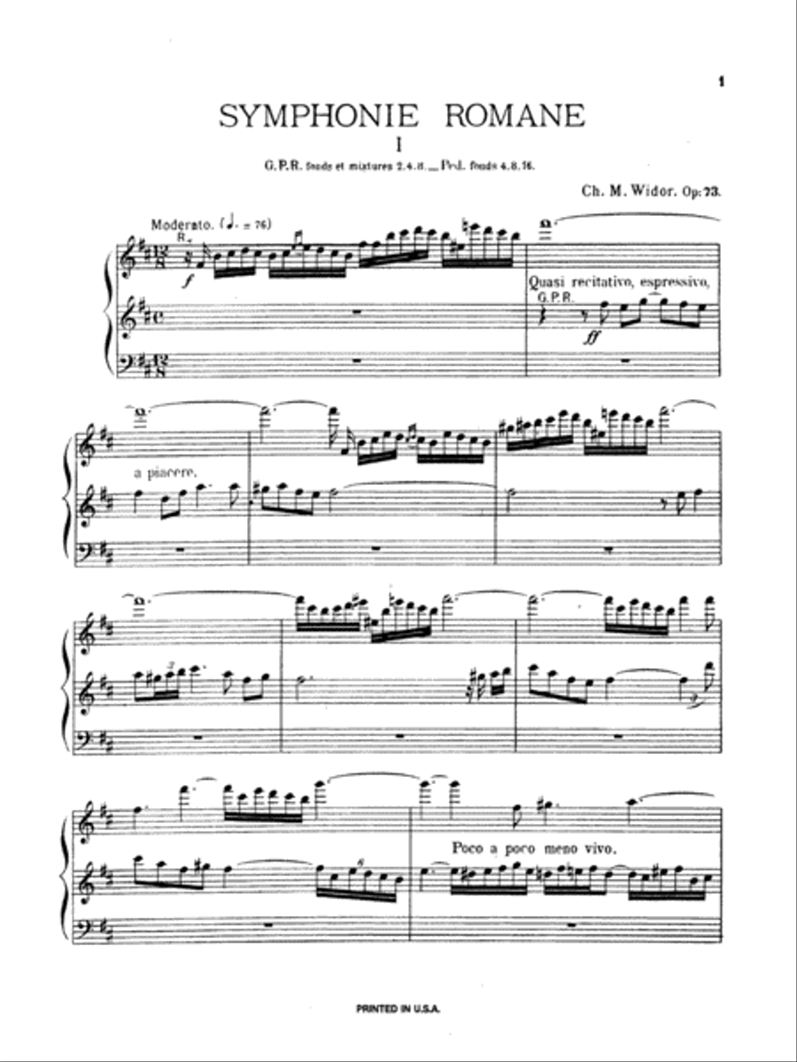 Symphonie Romaine, Op. 73 Small Ensemble scores gallery preview page 4