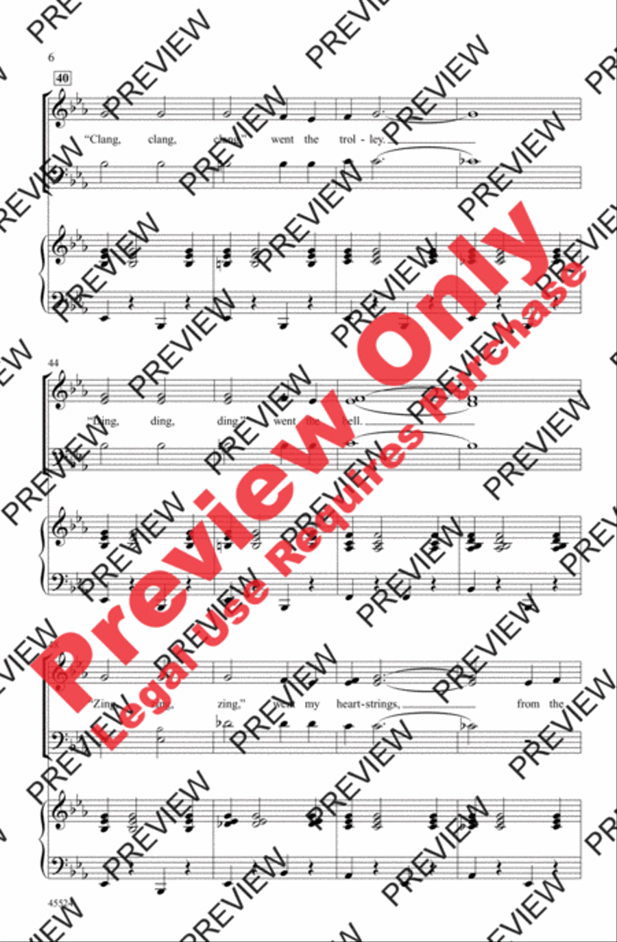 A Tribute to Judy Garland 3-Part scores gallery preview page 6