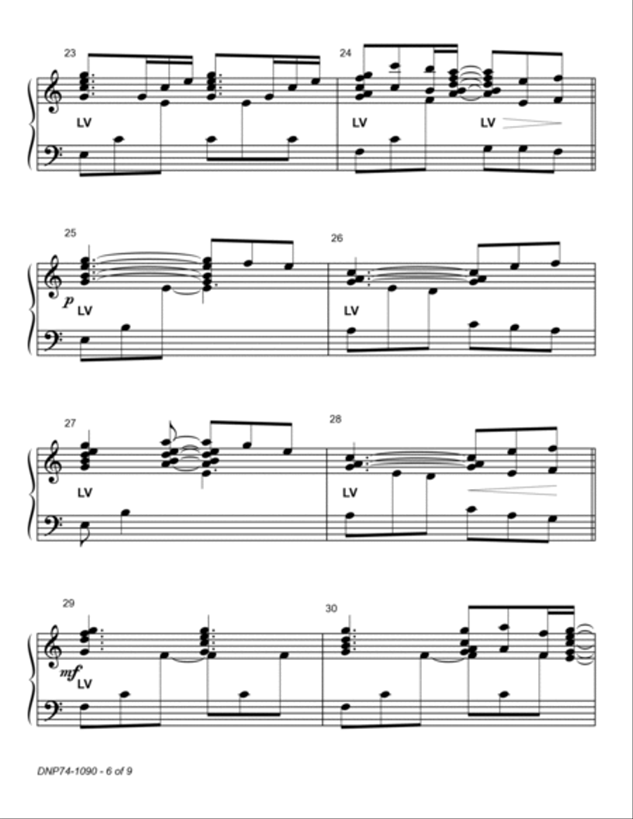 New Life ~ 3-octave handbell choirs, with optional cello - REPRODUCIBLE 3-Octaves scores gallery preview page 6