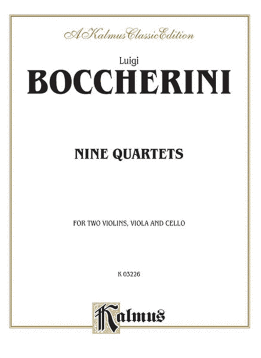 Nine Selected String Quartets