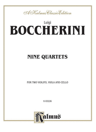 Book cover for Nine Selected String Quartets