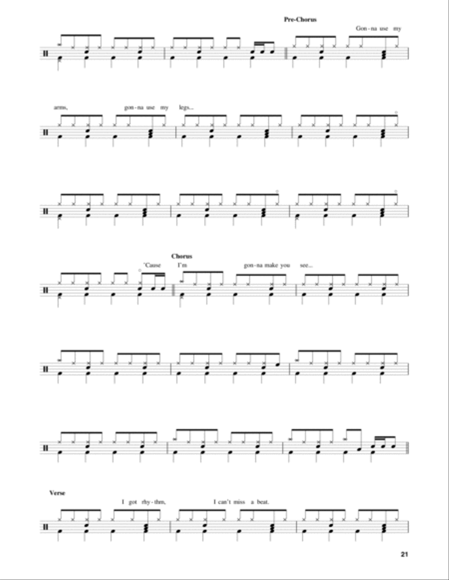 Brass In Pocket Brass In Pocket Drum Set scores gallery preview page 2
