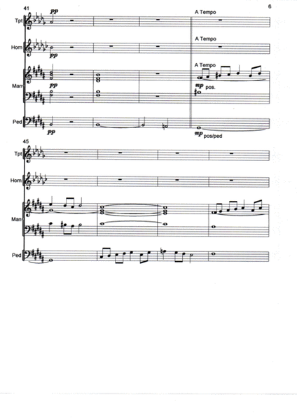 Sonata For Trumpet, Horn And Organ