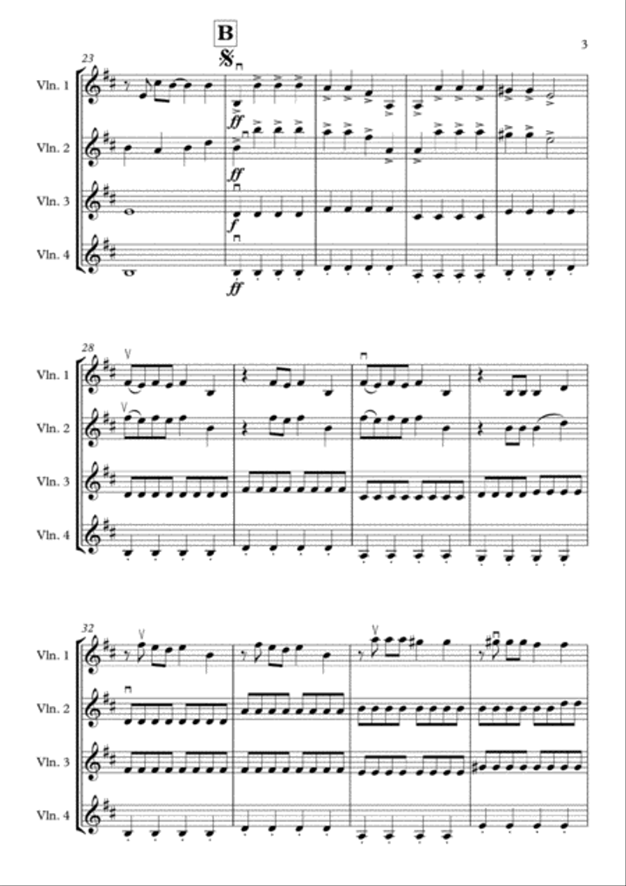 Radioactive Radioactive Violin scores gallery preview page 3