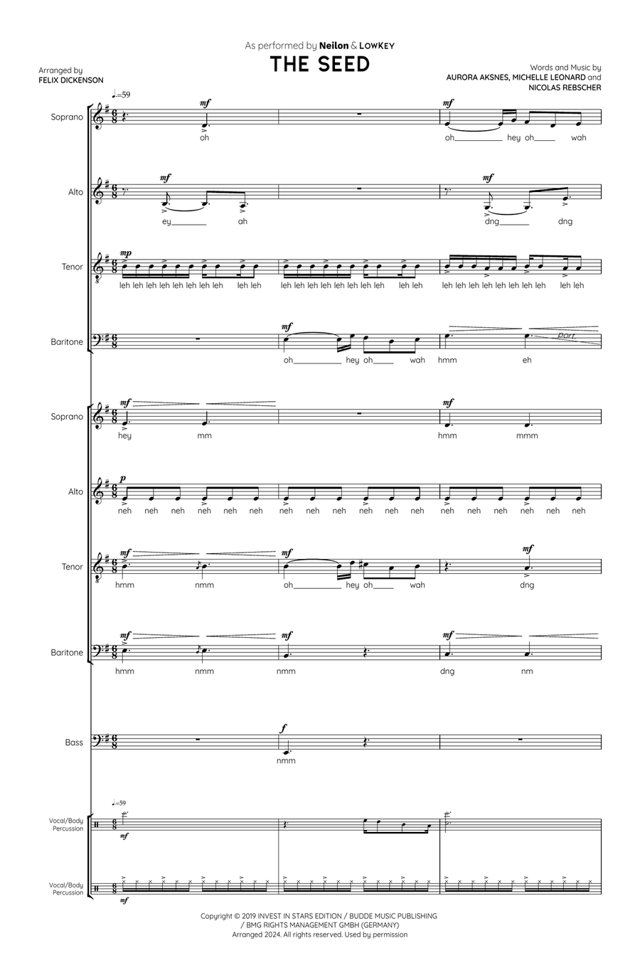 The Seed Divisi scores gallery preview page 1