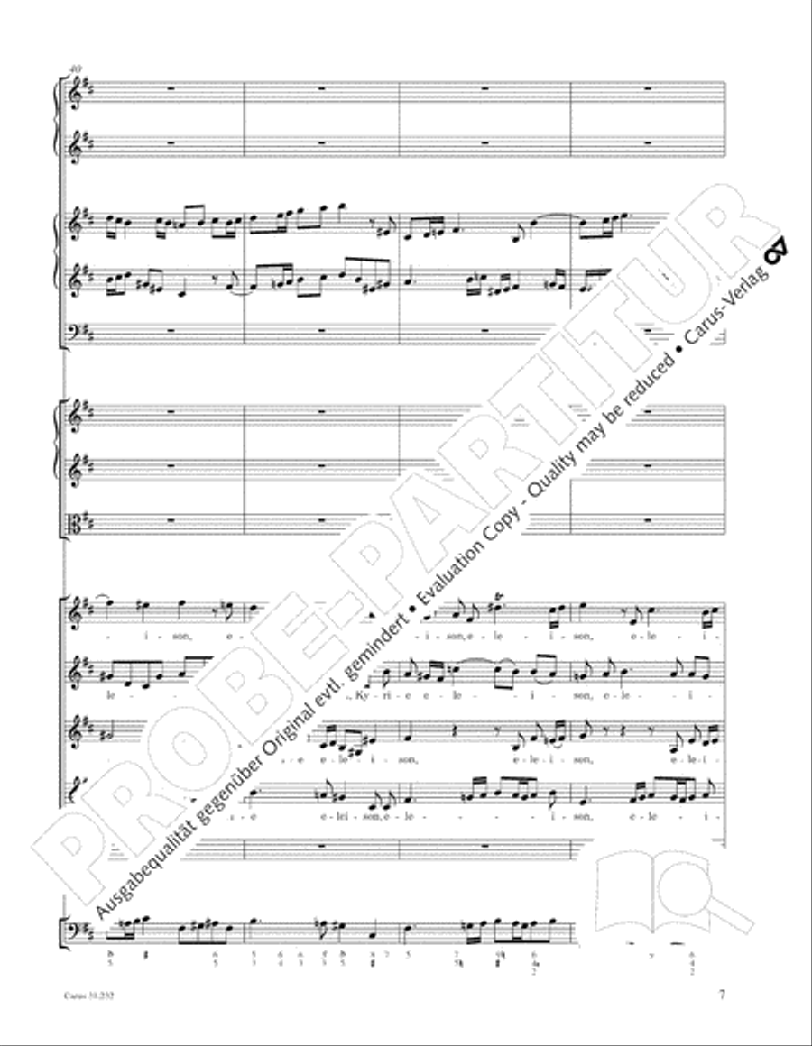 B Minor Mass, BWV 232 (Messe in h-Moll) SSATB scores gallery preview page 18