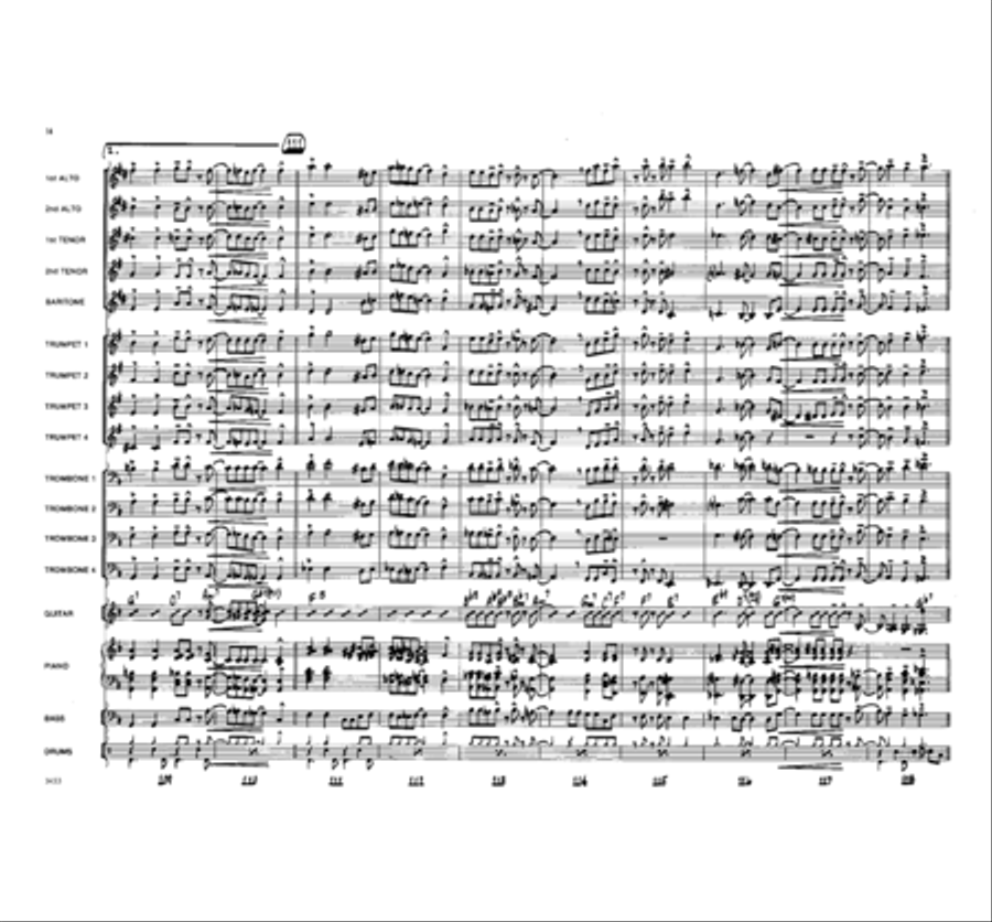 Chops, Don't Fail Me Now Chops, Don't Fail Me Now Jazz Ensemble scores gallery preview page 15
