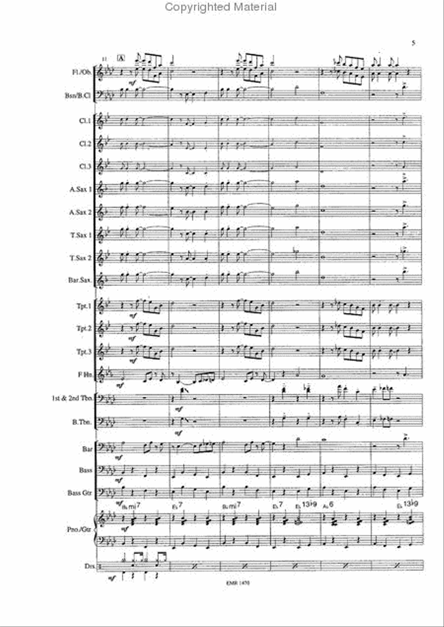 Sweet Sue - Just You Sweet Sue - Just You Concert Band scores gallery preview page 5