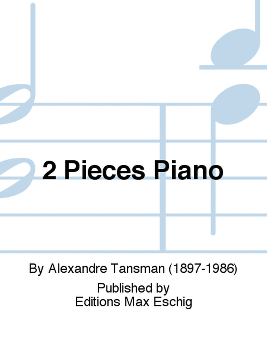 2 Pieces Piano