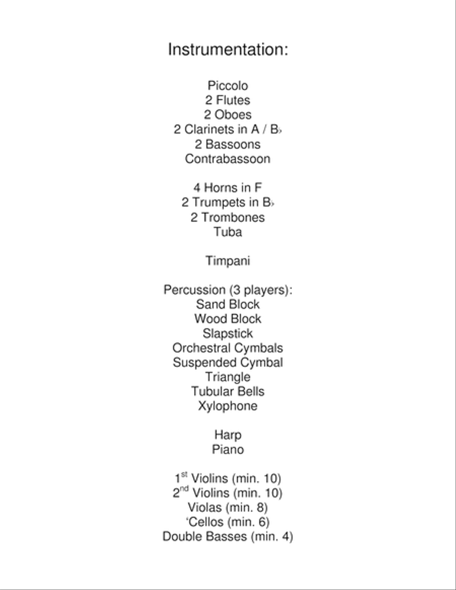 John Paul Jones - Symphonic Overture (score) Full Orchestra scores gallery preview page 4