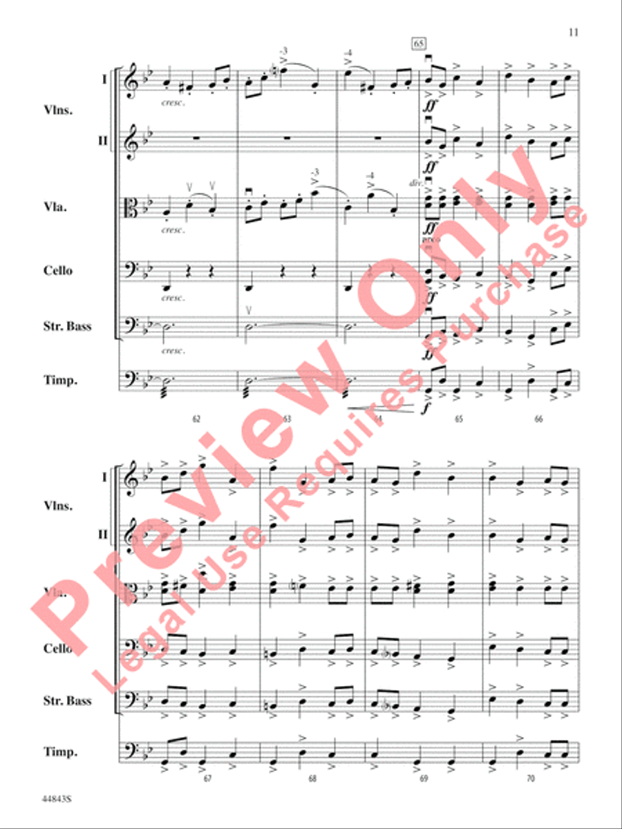 Enigma Variations String Orchestra scores gallery preview page 12