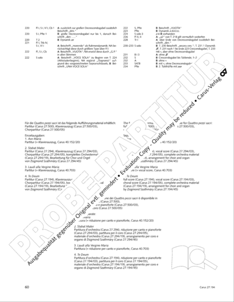 Te Deum Te Deum 4-Part scores gallery preview page 61