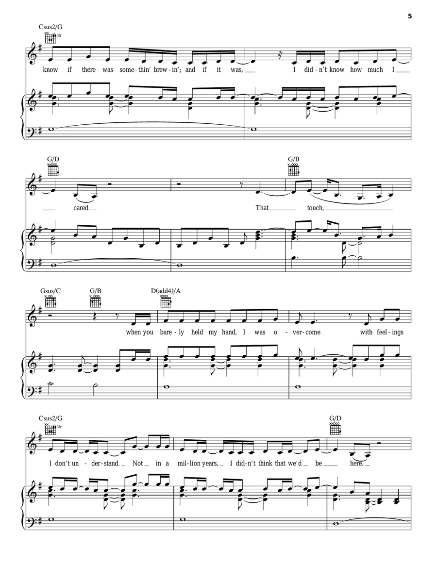 That's When I Knew Acoustic Guitar scores gallery preview page 5