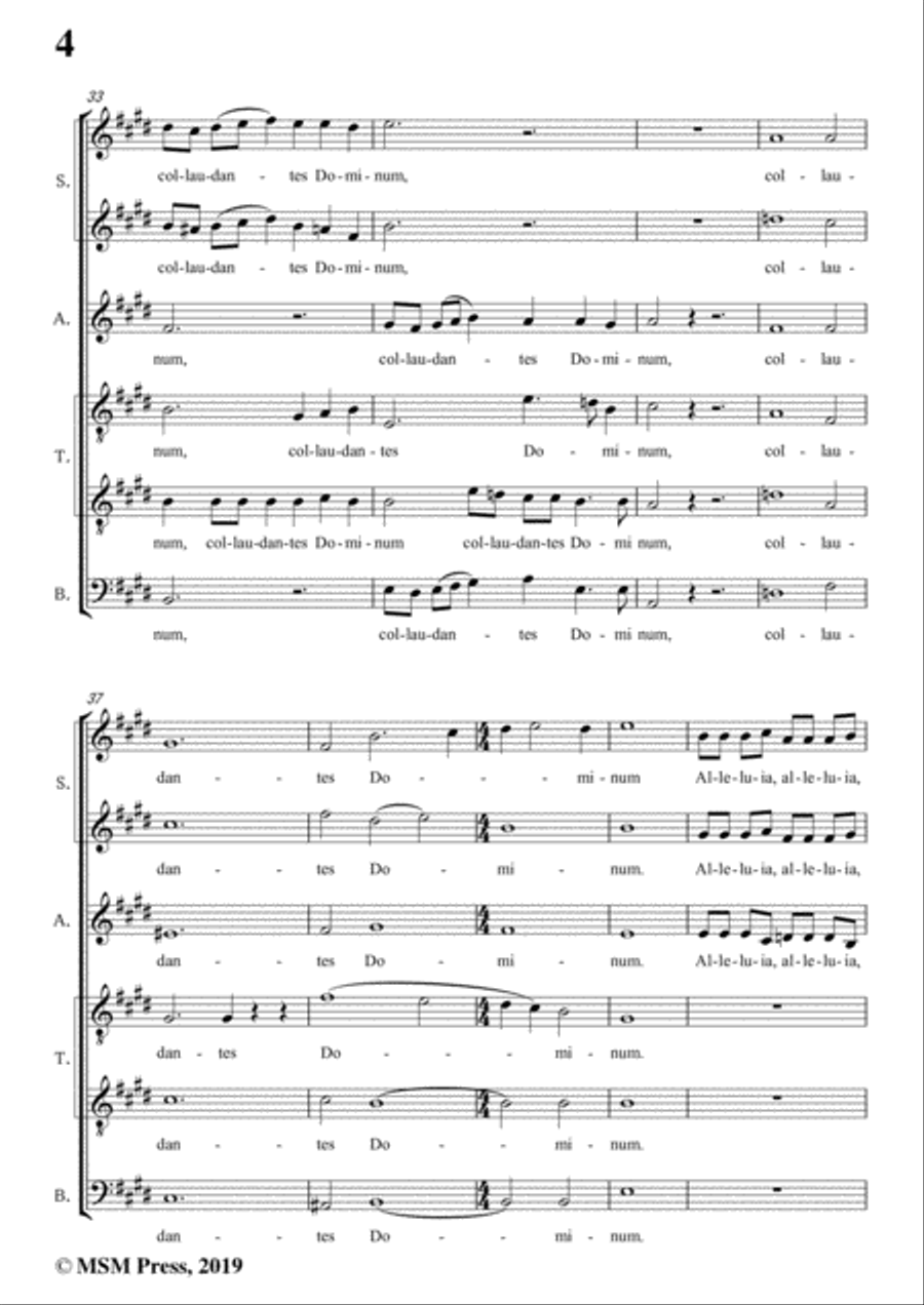 Dering-Quem vidistis,pastores,in E Major,A cappella Choir scores gallery preview page 6