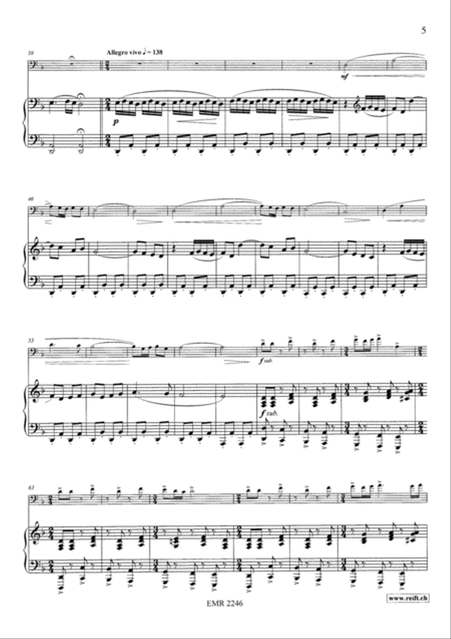 Lament & Scherzo Piano Accompaniment scores gallery preview page 5