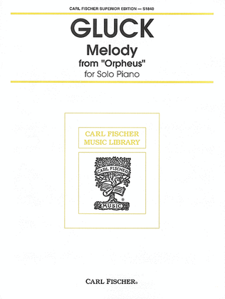 Book cover for Melody from "Orpheus"