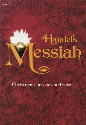 Book cover for Handel's Messiah: Christmas Choruses and Solos