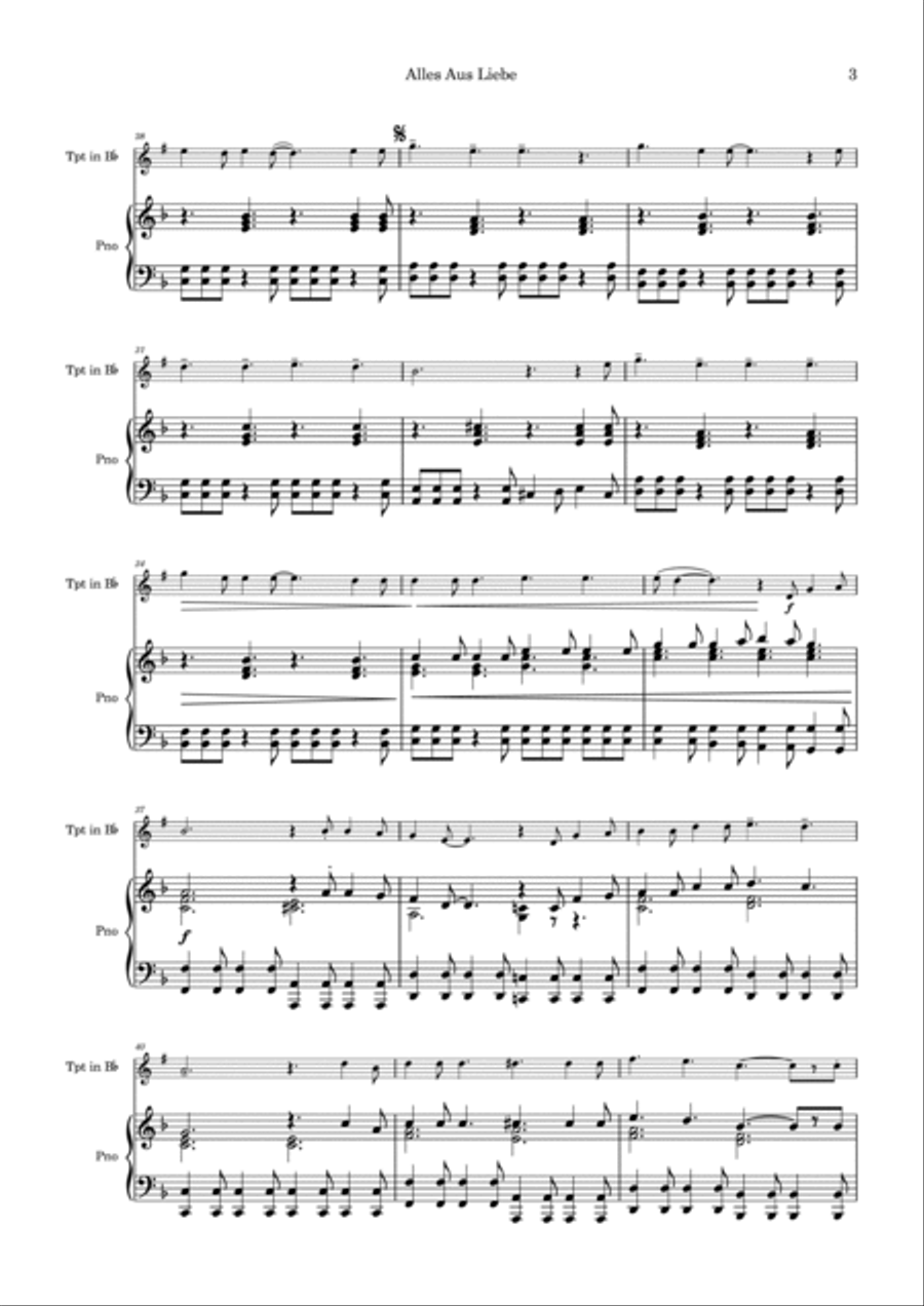 Alles Aus Liebe Small Ensemble scores gallery preview page 3