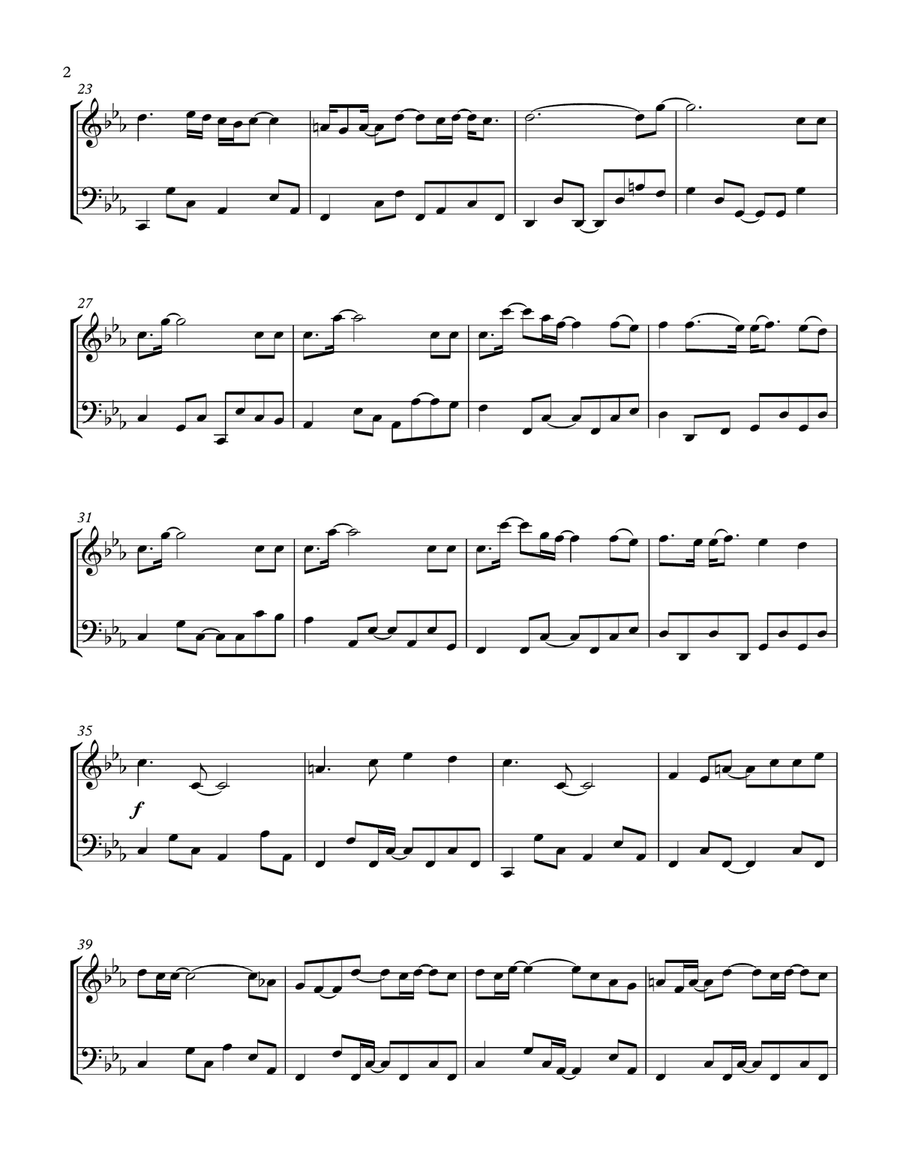 Skyfall String Duet scores gallery preview page 2