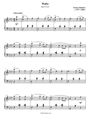 Schubert Waltz in A flat Major Op.9 No.6