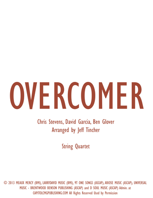 Book cover for Overcomer