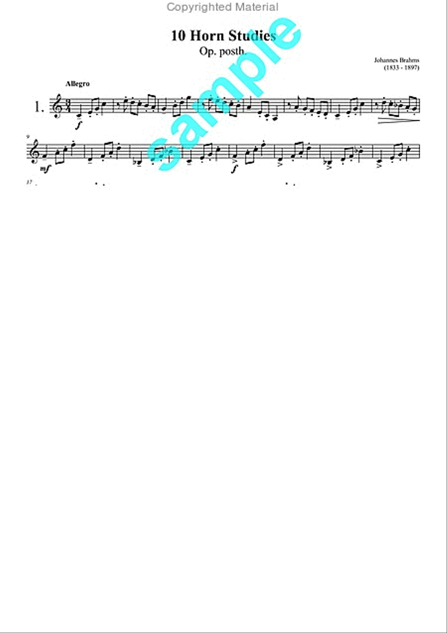 10 studies horn School and Community scores gallery preview page 2