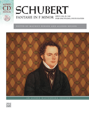 Book cover for Schubert -- Fantasie in F Minor, Op. 103, D. 940