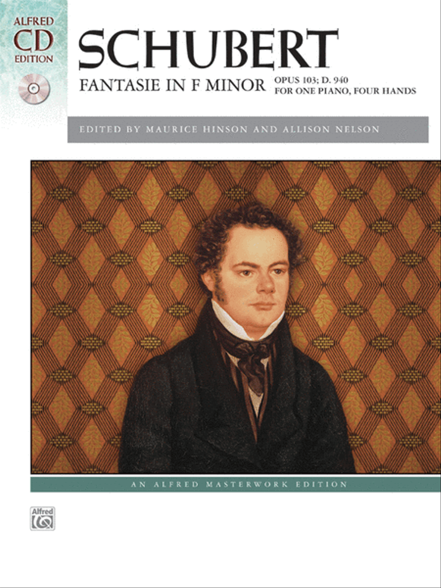 Book cover for Schubert -- Fantasie in F Minor, Op. 103, D. 940