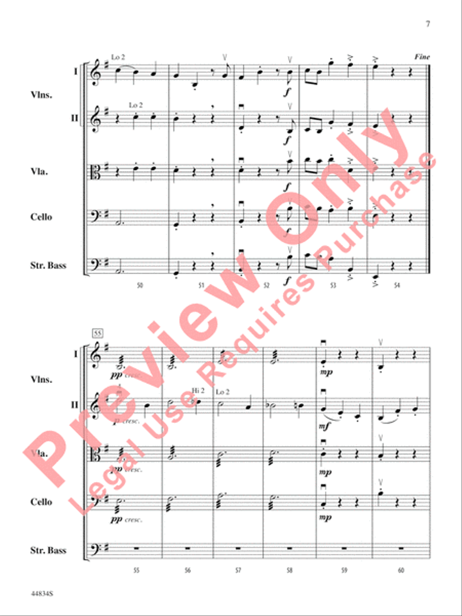 Masquerade String Orchestra scores gallery preview page 8