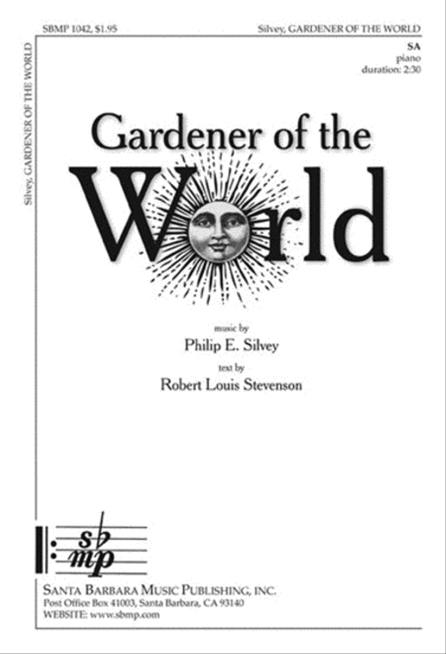 Gardener of the World - SA Octavo SA scores gallery preview page 1